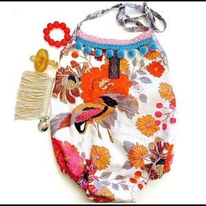 NEW Handmade Boho Gypsy Baby Halter Onesie Romper